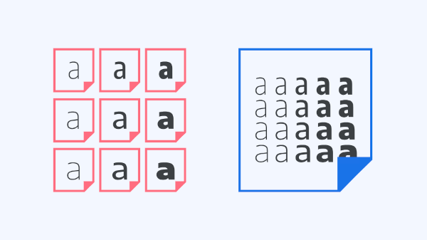 Variable Font Infographic